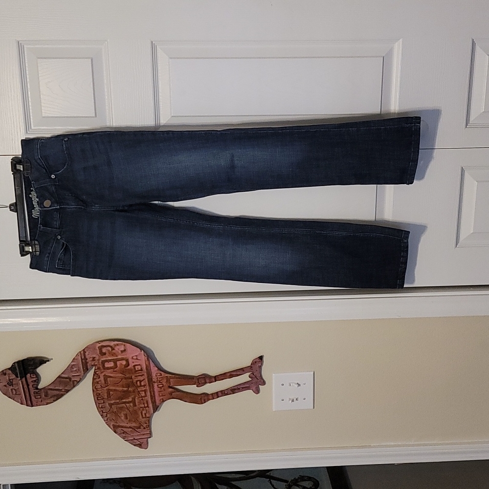 Wrangler straight leg jeans, size 1/2 x 30